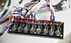 Batterie und Kabel